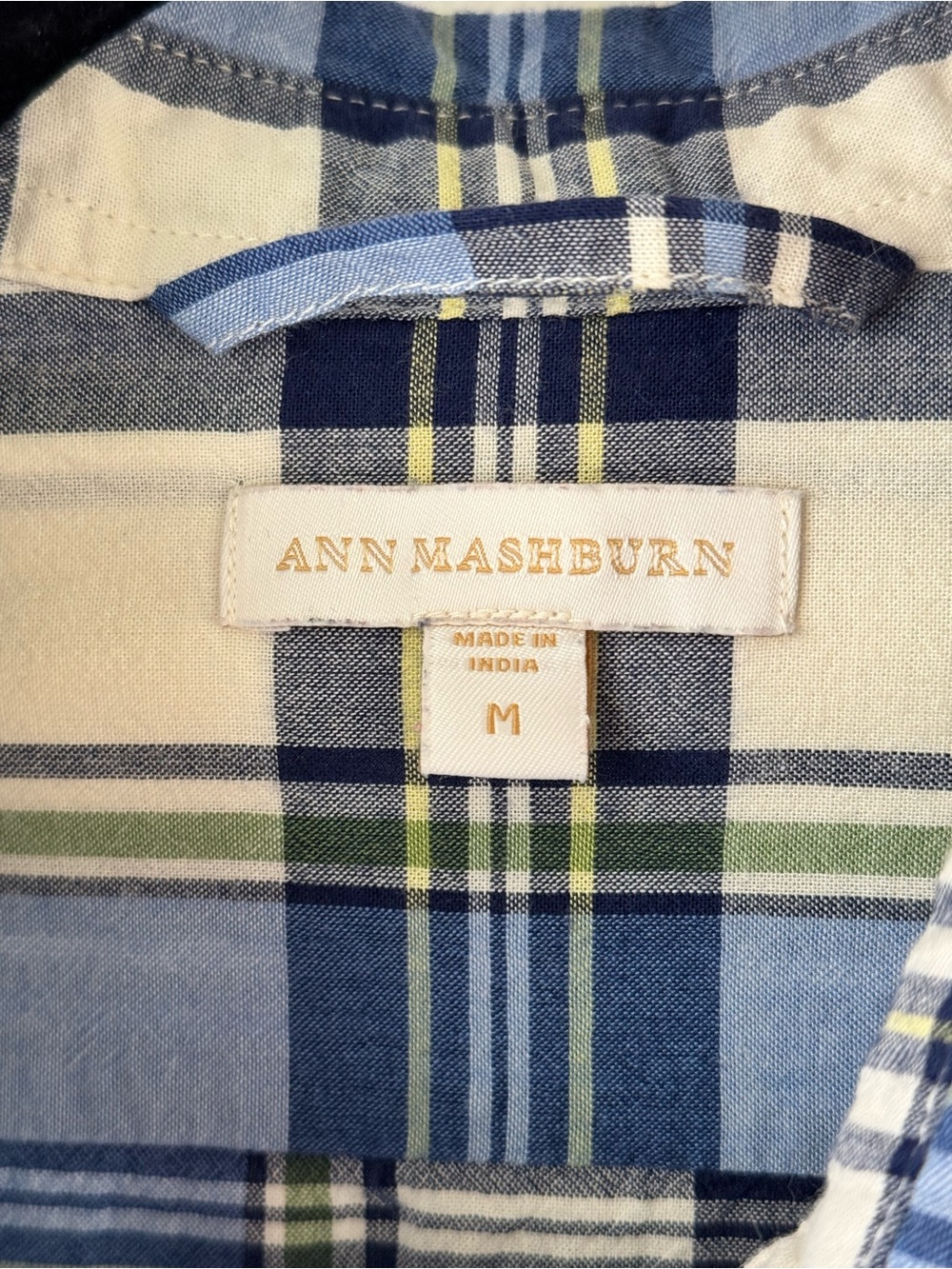 ANN MASHBURN Plaid Dress - Picture 4 of 7